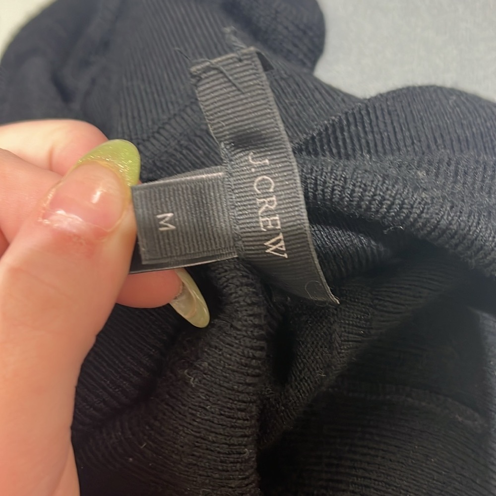 J Crew Ruffle Turtle Neck Medium - image 8
